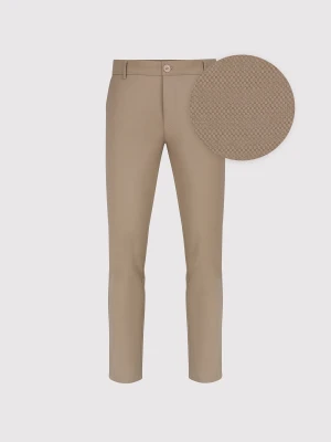 PAKO LORENTE – Beżowe spodnie męskie