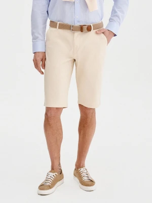 PAKO LORENTE - Beżowe szorty męskie