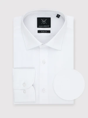 PAKO LORENTE – Biała bawełniana koszula męska