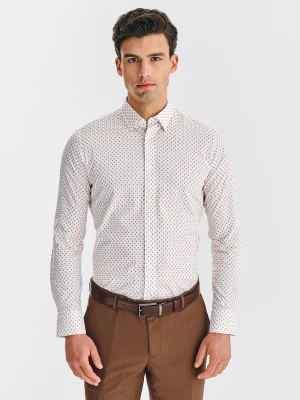 PAKO LORENTE – Biała koszula w kwiatowy print