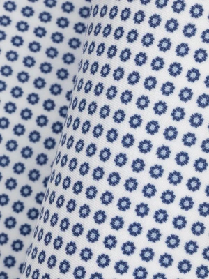 PAKO LORENTE – Biała poszetka męska w kwiatki