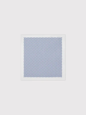 PAKO LORENTE – Biała poszetka w mikrowzór