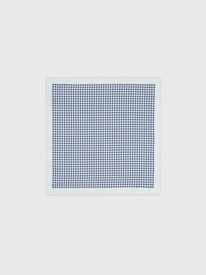 PAKO LORENTE – Biała poszetka we wzorki