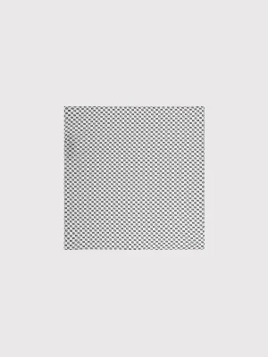 PAKO LORENTE – Biała poszetka z jedwabiu