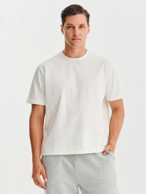 PAKO LORENTE - Biały t-shirt oversize