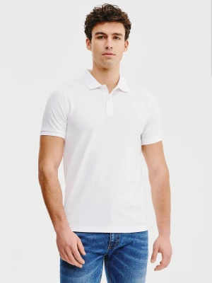 PAKO LORENTE – Biały t-shirt polo