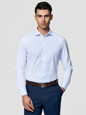 PAKO LORENTE - Błękitna koszula w prążek