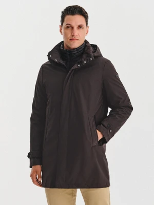 PAKO LORENTE – Brązowa kurtka jesienna 2w1