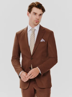 PAKO LORENTE – Brązowa marynarka garniturowa