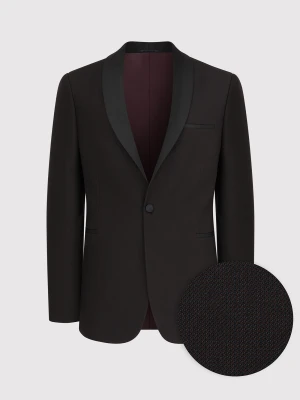 PAKO LORENTE – Brązowa marynarka smokingowa