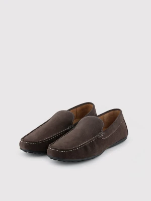 PAKO LORENTE – Brązowe męskie mokasyny