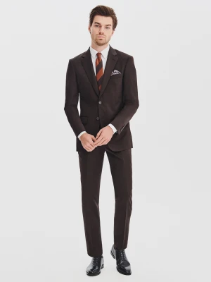 PAKO LORENTE - Brązowy garnitur męski