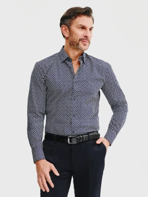 PAKO LORENTE – Casualowa koszula męska w mikrowzór