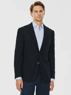 PAKO LORENTE – Casualowa marynarka męska w kolorze granatowym