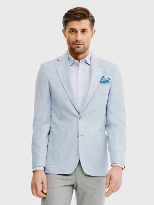 PAKO LORENTE – Casualowa marynarka męska w kolorze niebieskim