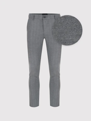 PAKO LORENTE – Casualowe spodnie męskie w kolorze szarym