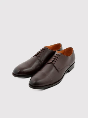 PAKO LORENTE - Ciemnobrązowe eleganckie buty męskie