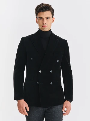 PAKO LORENTE – Czarna dwurzędowa marynarka męska