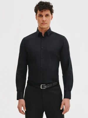 PAKO LORENTE – Czarna koszula bawełniana