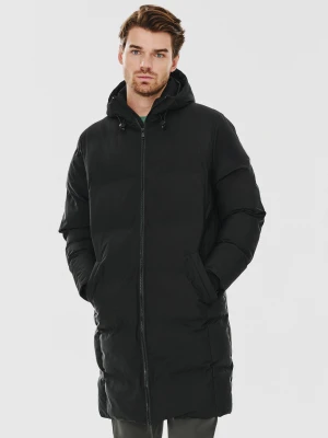PAKO LORENTE – Czarna kurtka męska z szelkami