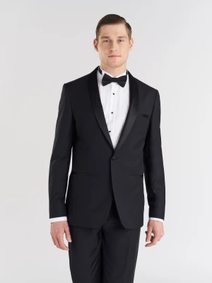 PAKO LORENTE – Czarna marynarka smokingowa