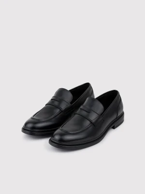 PAKO LORENTE – Czarne mokasyny męskie
