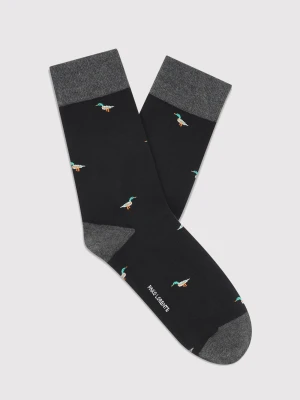 PAKO LORENTE - Czarne skarpety w kaczki