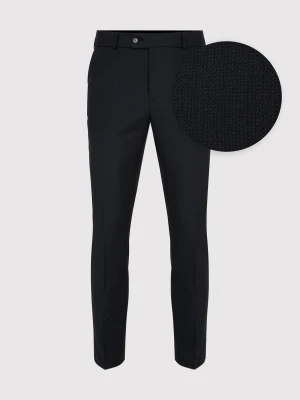 PAKO LORENTE – Czarne spodnie w kant męskie