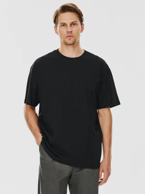 PAKO LORENTE – Czarny męski t-shirt basic