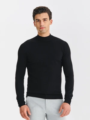 PAKO LORENTE – Czarny półgolf męski