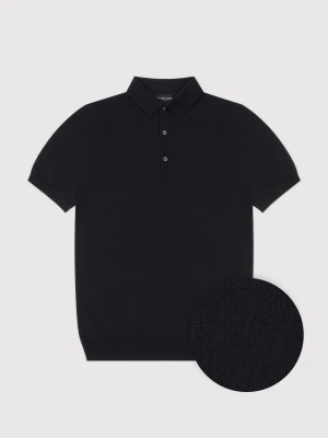 PAKO LORENTE – Czarny t-shirt polo