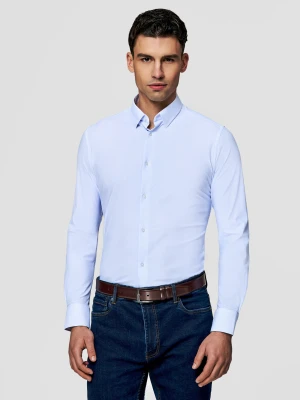 PAKO LORENTE - Dzianinowa koszula męska w pepitkę