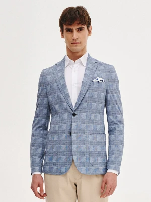 PAKO LORENTE – Dzianinowa marynarka w kratkę