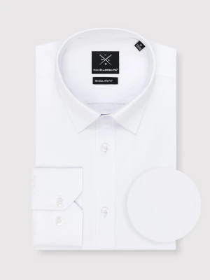 PAKO LORENTE – Elegancka biała koszula męska w fasonie Regular