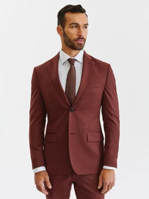 PAKO LORENTE – Gładka marynarka garniturowa w kolorze brązowym