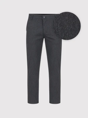 PAKO LORENTE – Grafitowe spodnie męskie chino