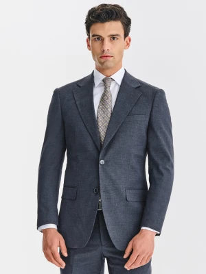 PAKO LORENTE - Granatowa marynarka garniturowa