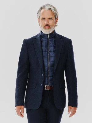 PAKO LORENTE – Granatowa marynarka męska z odpinaną podpinką