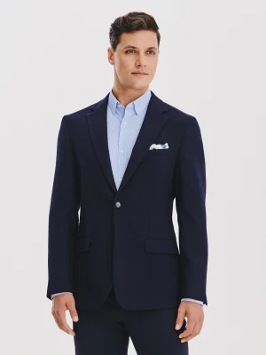 PAKO LORENTE - Granatowa marynarka męska z wełny