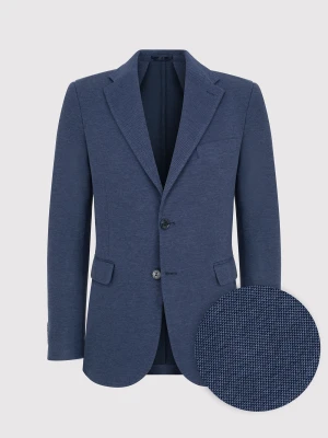 PAKO LORENTE – Granatowa marynarka z dzianiny