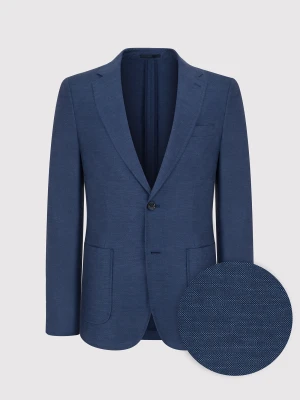 PAKO LORENTE – Granatowa marynarka z lnu