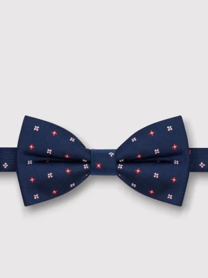 PAKO LORENTE – Granatowa mucha męska w mikrowzór