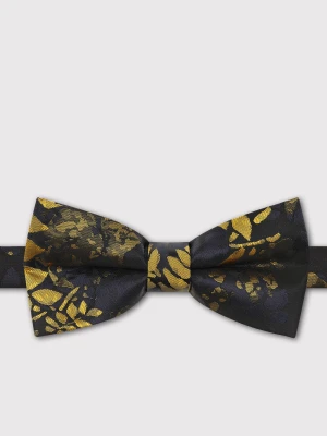 PAKO LORENTE - Granatowa mucha męska we wzór kwiatowy