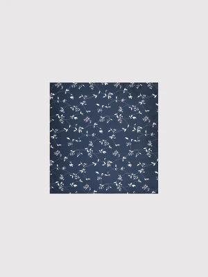 PAKO LORENTE – Granatowa poszetka w kwiaty