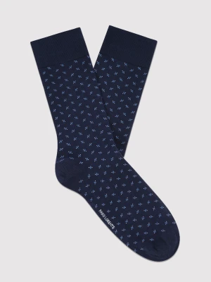 Zdjęcie produktu PAKO LORENTE - Granatowe skarpety we wzorki