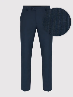 PAKO LORENTE – Granatowe spodnie garniturowe