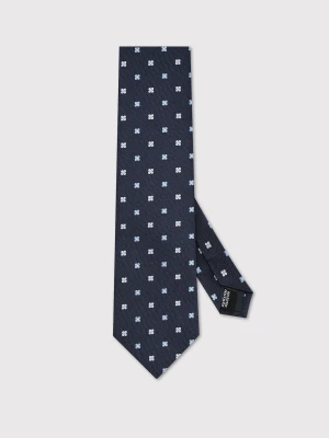 PAKO LORENTE – Granatowy krawat we wzór