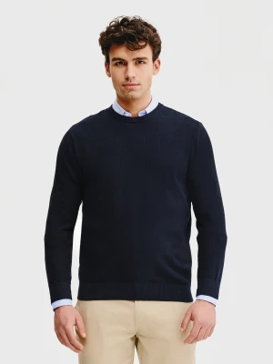 PAKO LORENTE – Granatowy sweter męski
