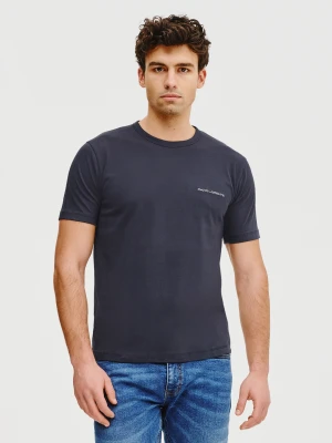 PAKO LORENTE – Granatowy t-shirt męski
