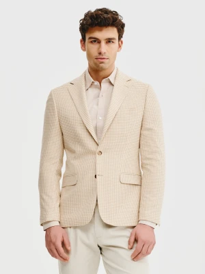 PAKO LORENTE - Jasna marynarka męska w pepitkę